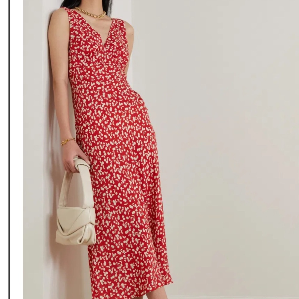RIXO Sandrine dress NWT Cherry print. M